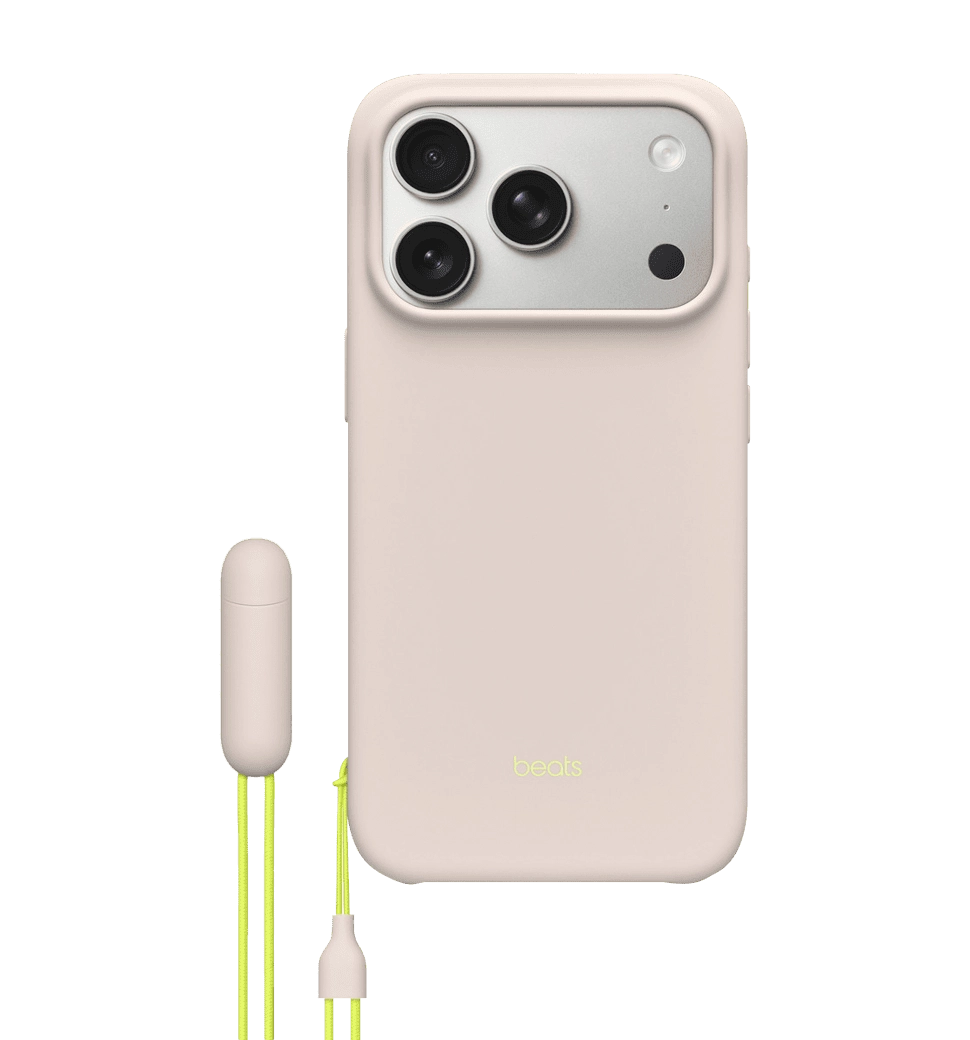 Чехол Beats для iPhone 17 Pro с подставкой, MagSafe и управлением камерой — Lime Stone (MGTN4)